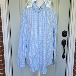 Vineyard Vines Whale Shirt Plaid Button Down